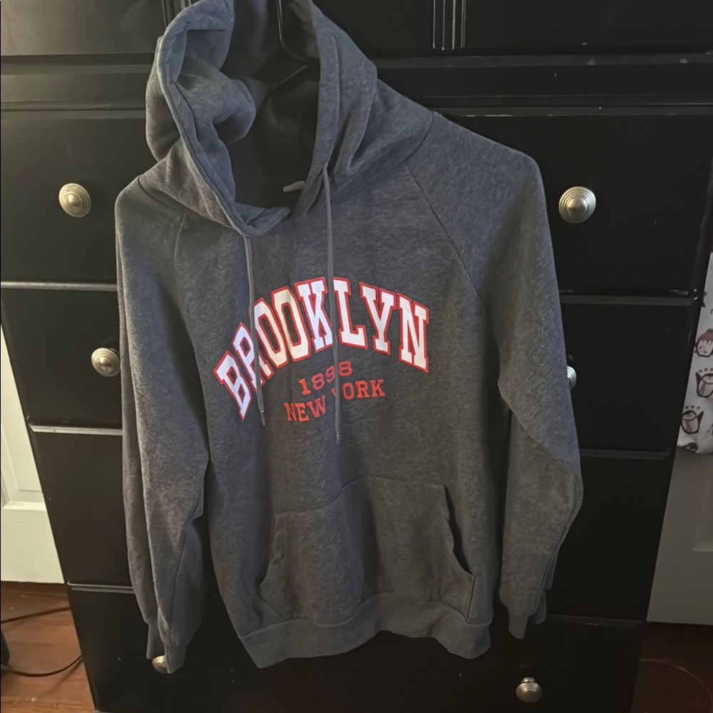 Gray Brooklyn Hoodie